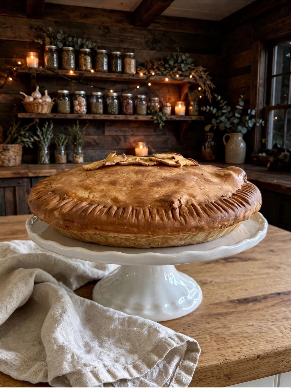 Fake Baked Faux Apple pie - Picture 2 of 5
